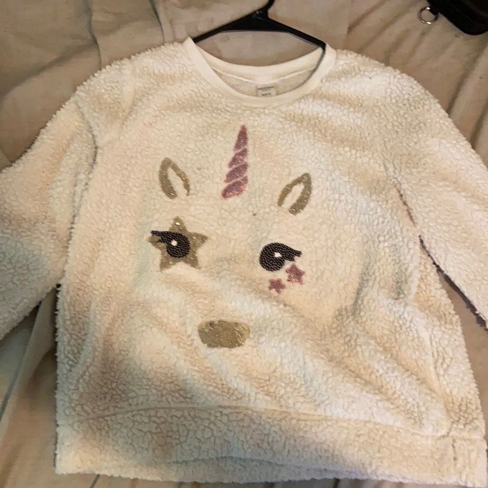 Unicorn fluffy kids shirt